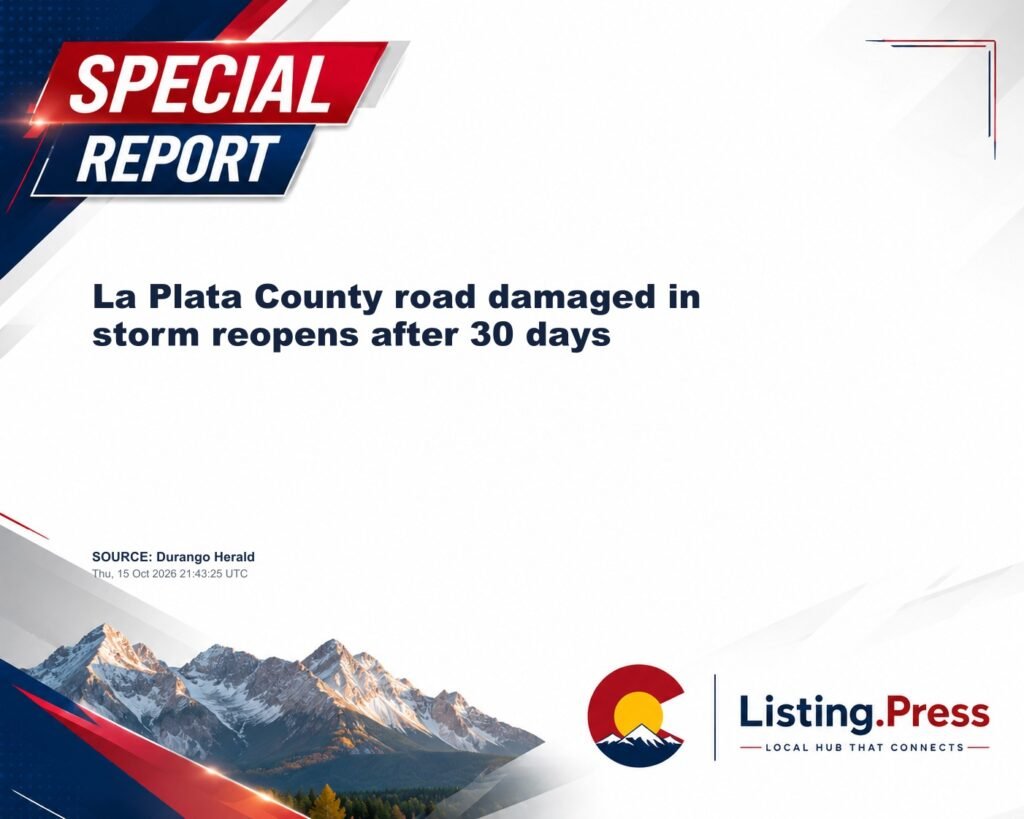 La Plata County road damaged in storm reopens after 30 days