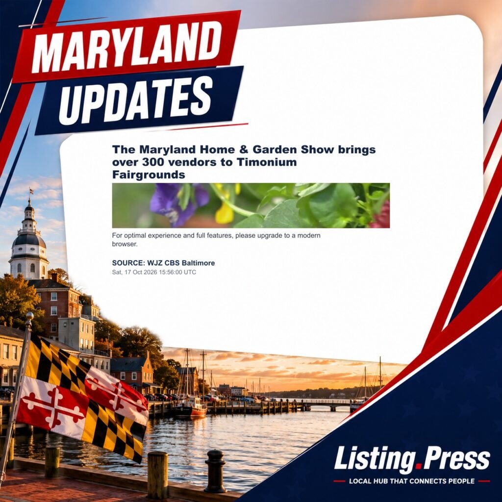 The Maryland Home & Garden Show brings over 300 vendors to Timonium Fairgrounds