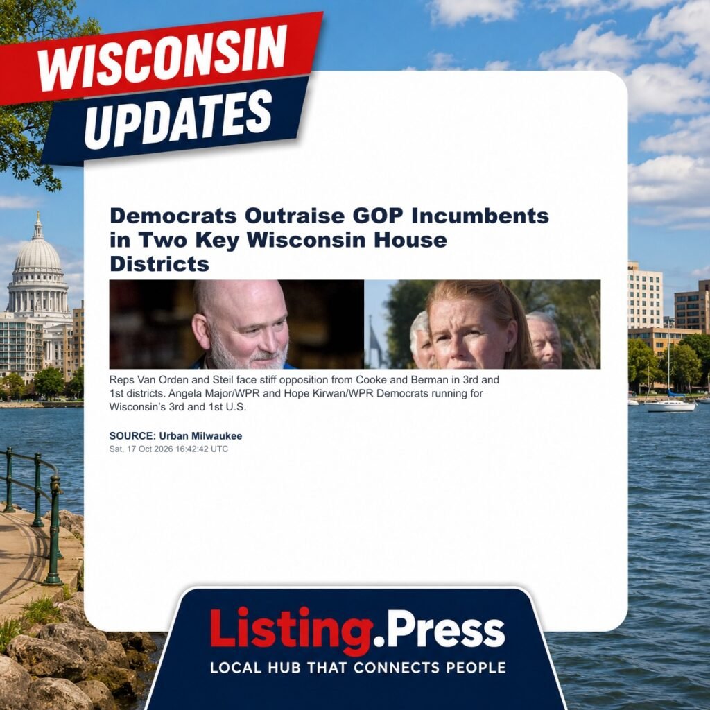 Democrats Outraise GOP Incumbents in Two Key Wisconsin House Districts
