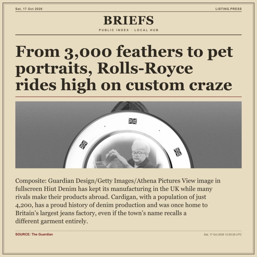 From 3,000 feathers to pet portraits, Rolls-Royce rides high on custom craze