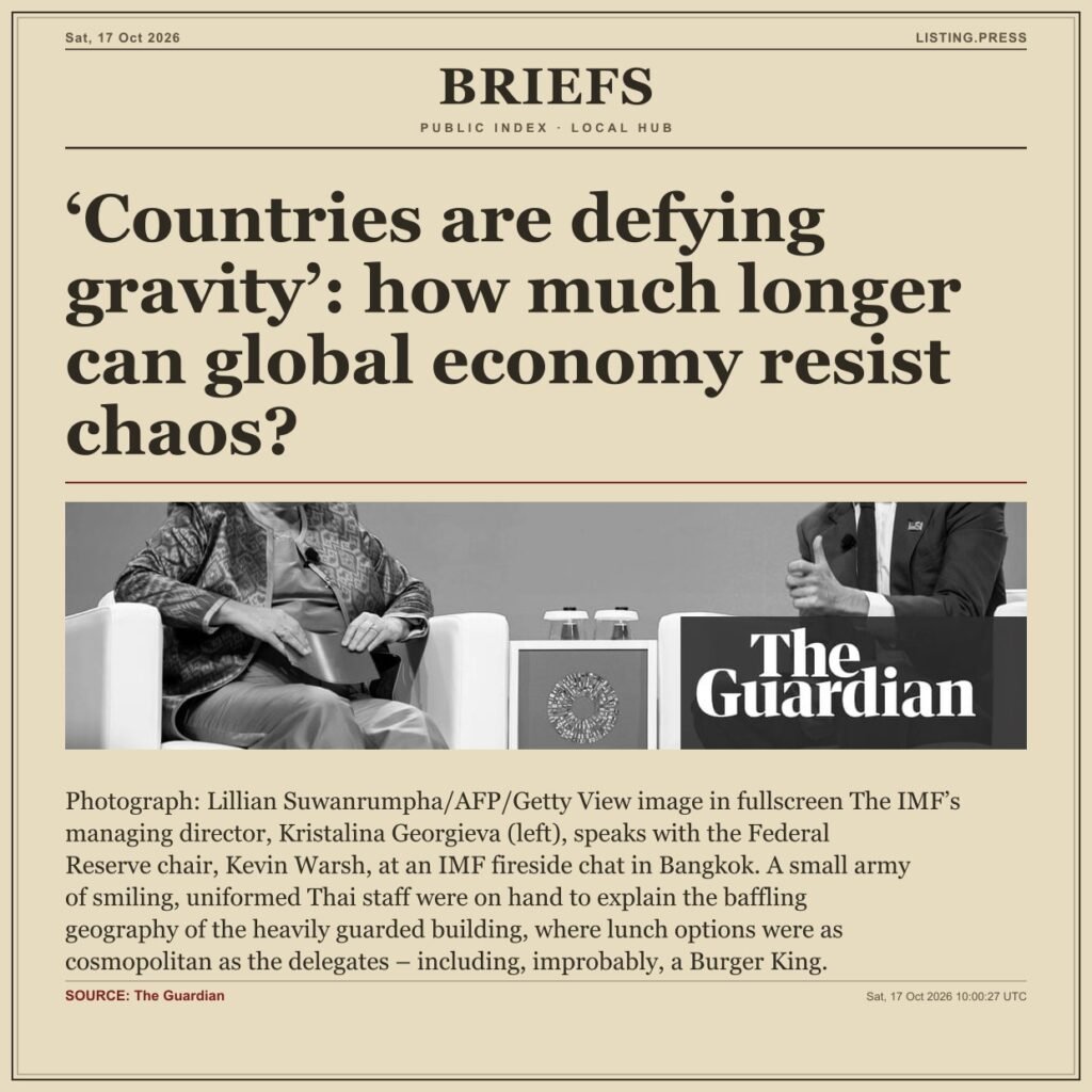 ‘Countries are defying gravity’: how much longer can global economy resist chaos?