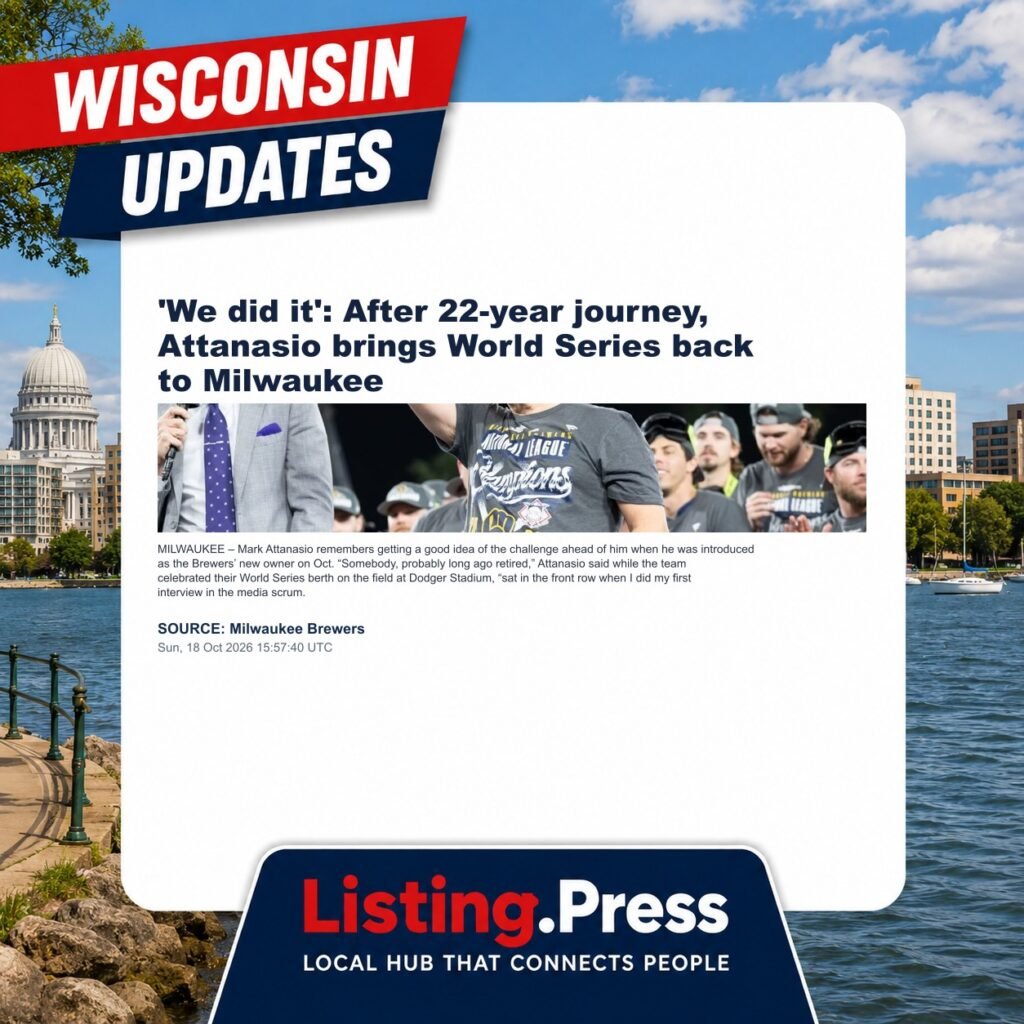 ‘We did it’: After 22-year journey, Attanasio brings World Series back to Milwaukee