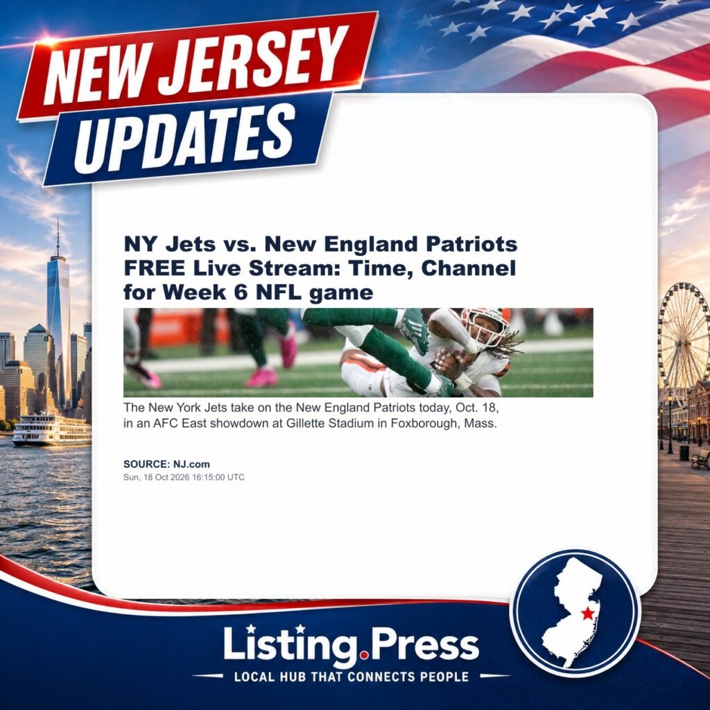 NY Jets vs. New England Patriots FREE Live Stream: Time, Channel for Week 6 NFL game