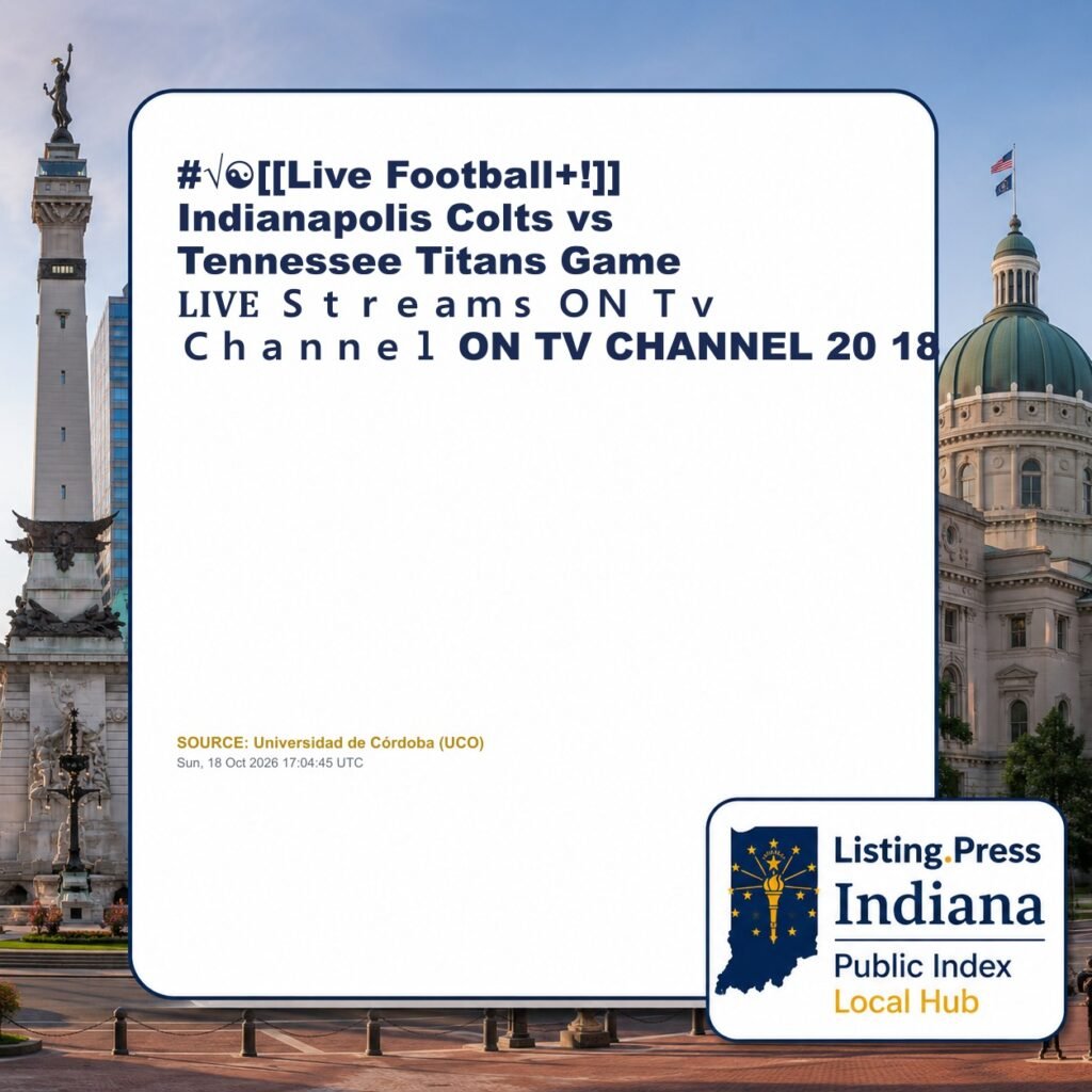 #√☯️[[Live Football+!]] Indianapolis Colts vs Tennessee Titans Game 𝐋𝐈𝐕𝐄 Ｓｔｒｅａｍｓ ＯＮ Ｔｖ Ｃｈａｎｎｅｌ ON TV CHANNEL 20 18 O