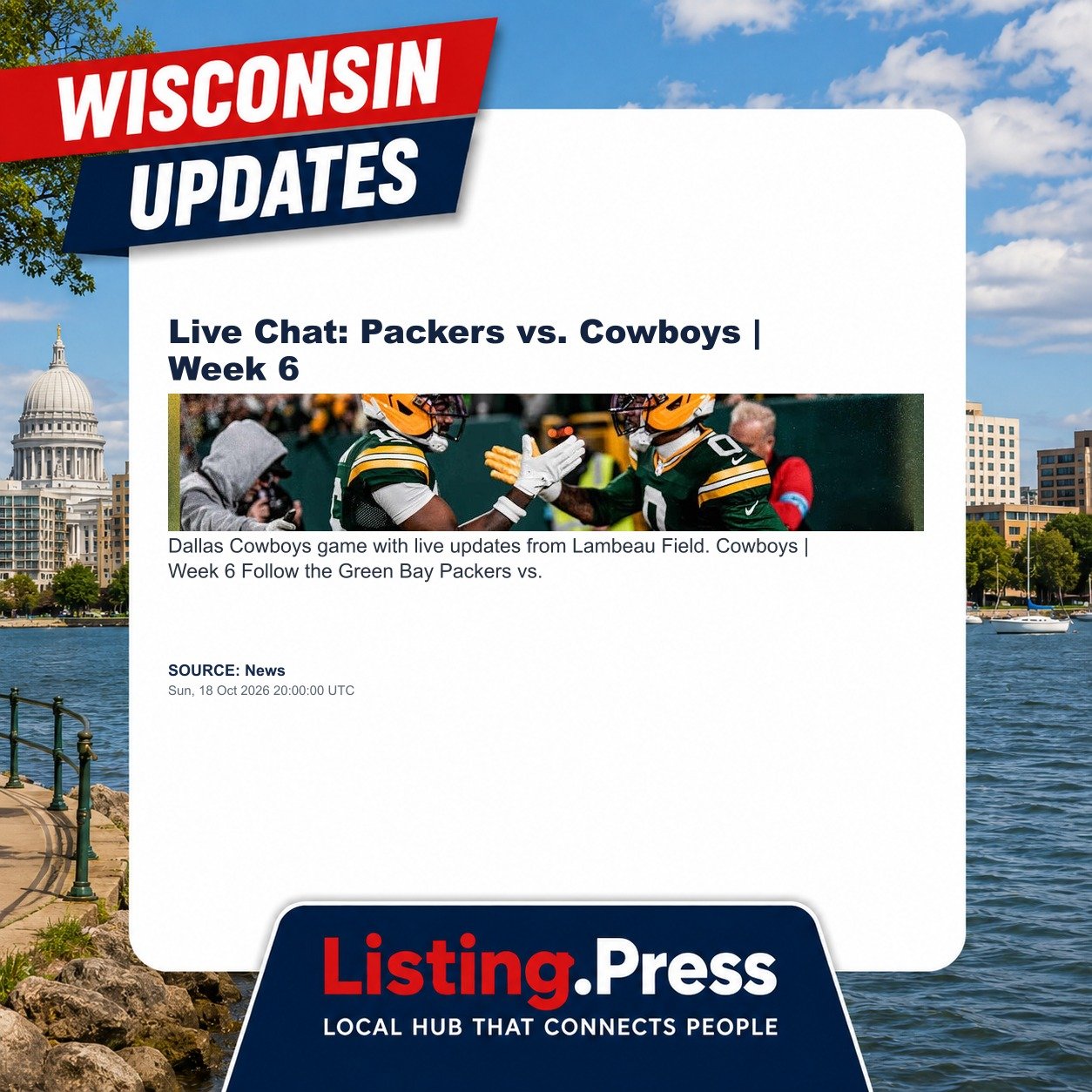 Live Chat: Packers vs. Cowboys | Week 6