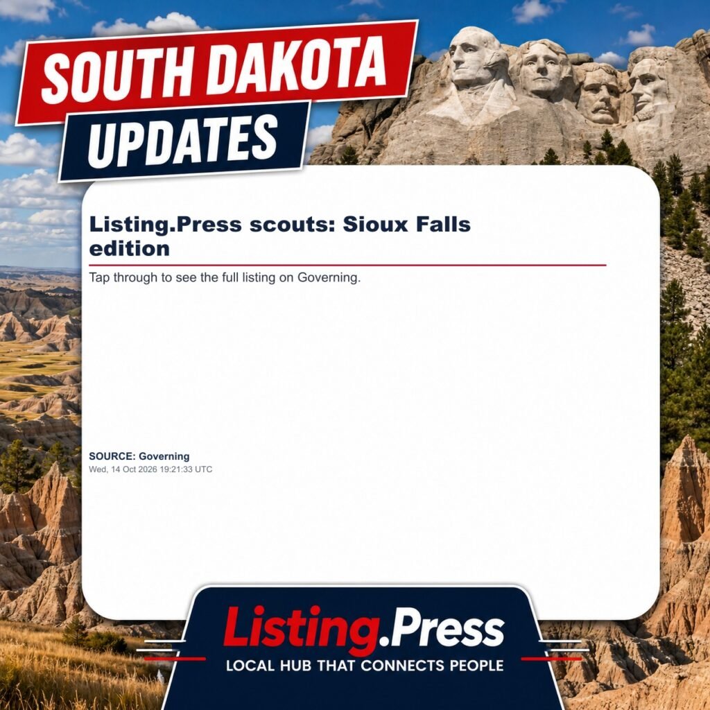 Listing.Press scouts: Sioux Falls edition