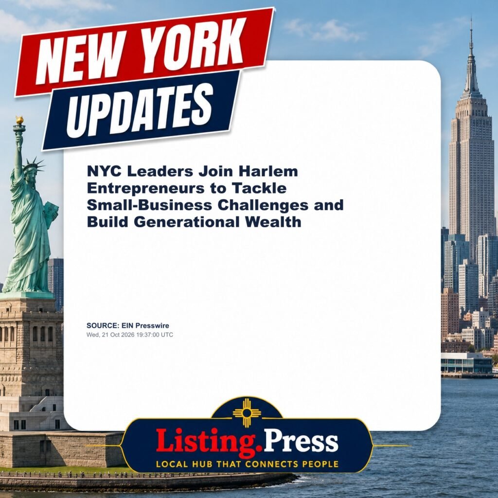 NYC Leaders Join Harlem Entrepreneurs to Tackle Small-Business Challenges and Build Generational Wealth