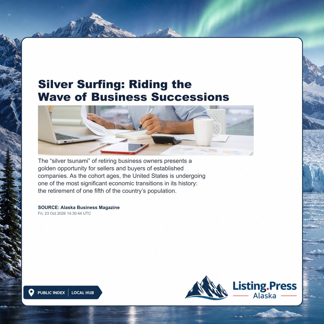 Silver Surfing: Riding the Wave of Business Successions